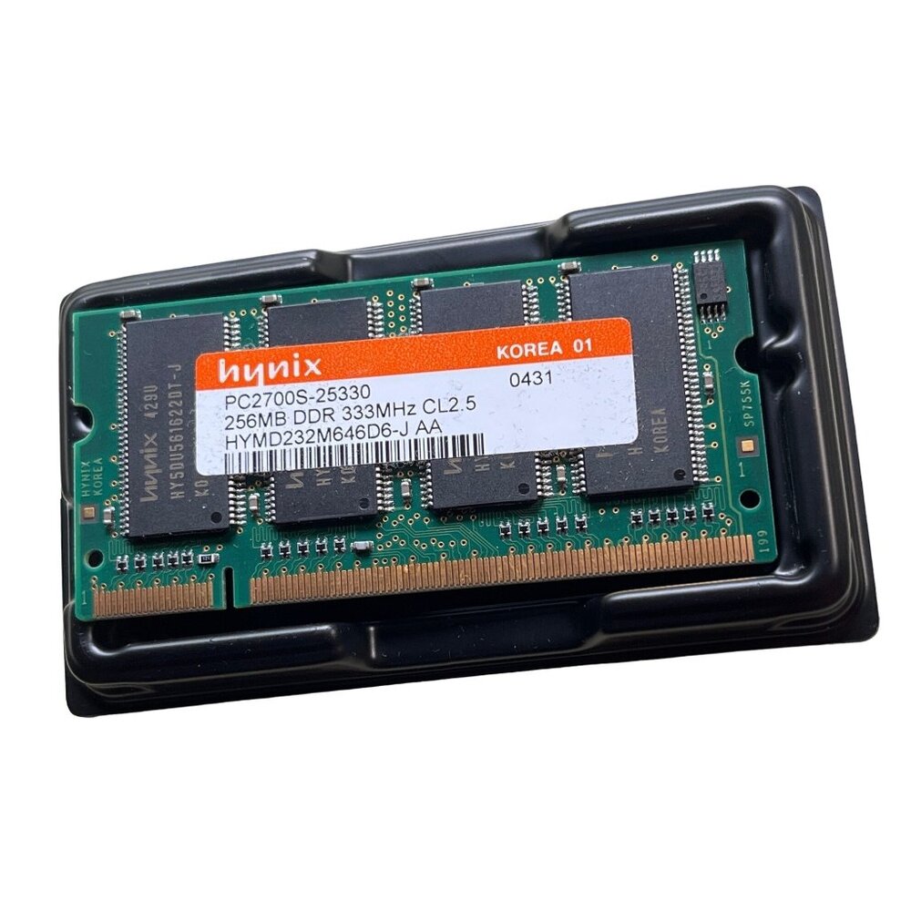 Hynix 256MB DDR PC2700 333MHZ MEMORY RAM FOR LAPTOPS 67e - Picture 2 of 4